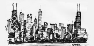 Chicago Skyline Art