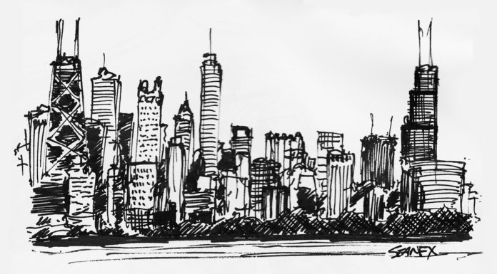 Chicago Skyline Art