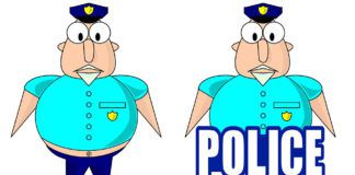 Cartoon Police Officer