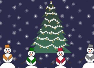 Christmas Tree Cartoons